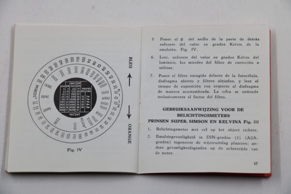 Prinsen-Simson Lichtmeter - roodbruin - Afbeelding 4