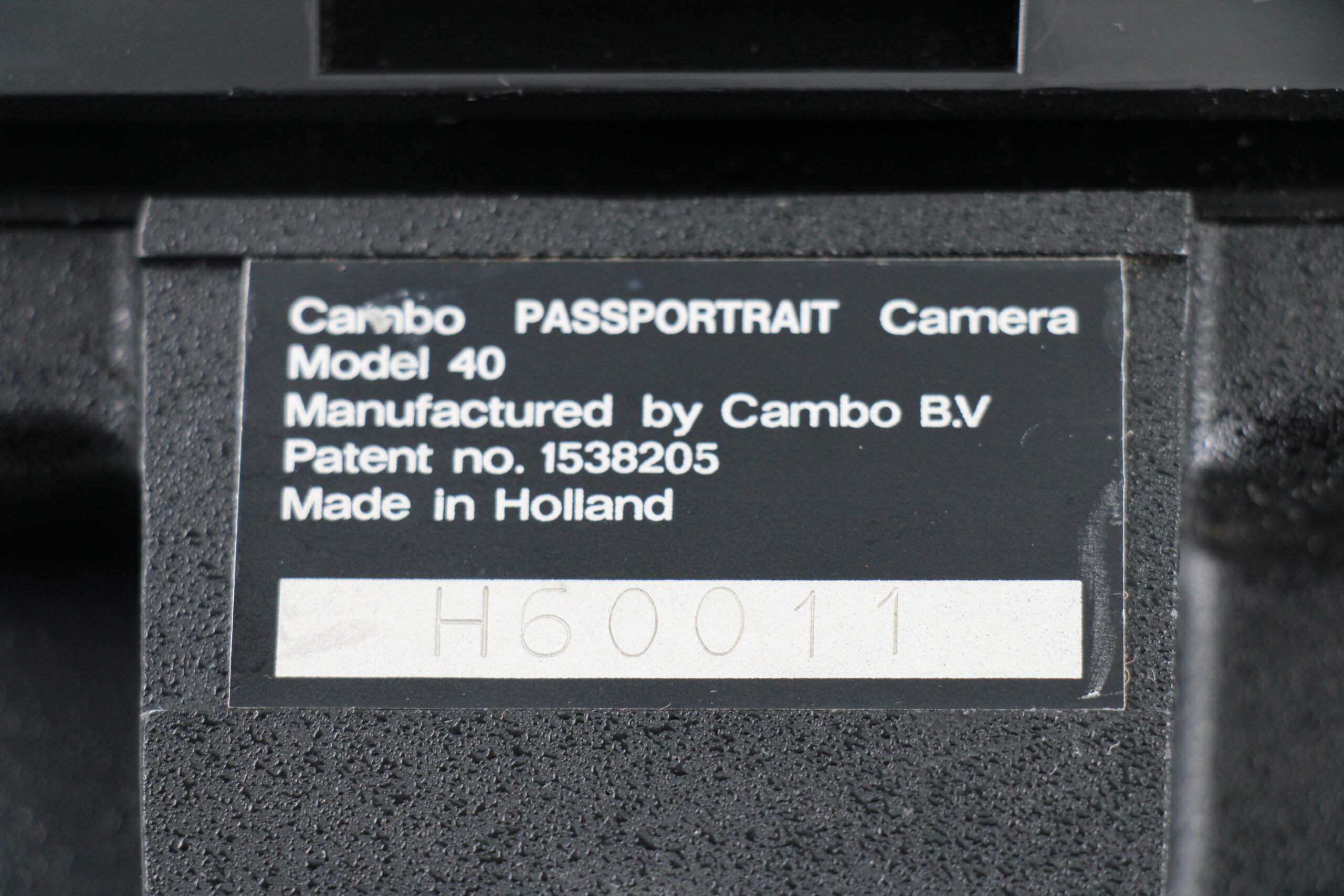 Cambo Passportrait - 1977 - Afbeelding 4