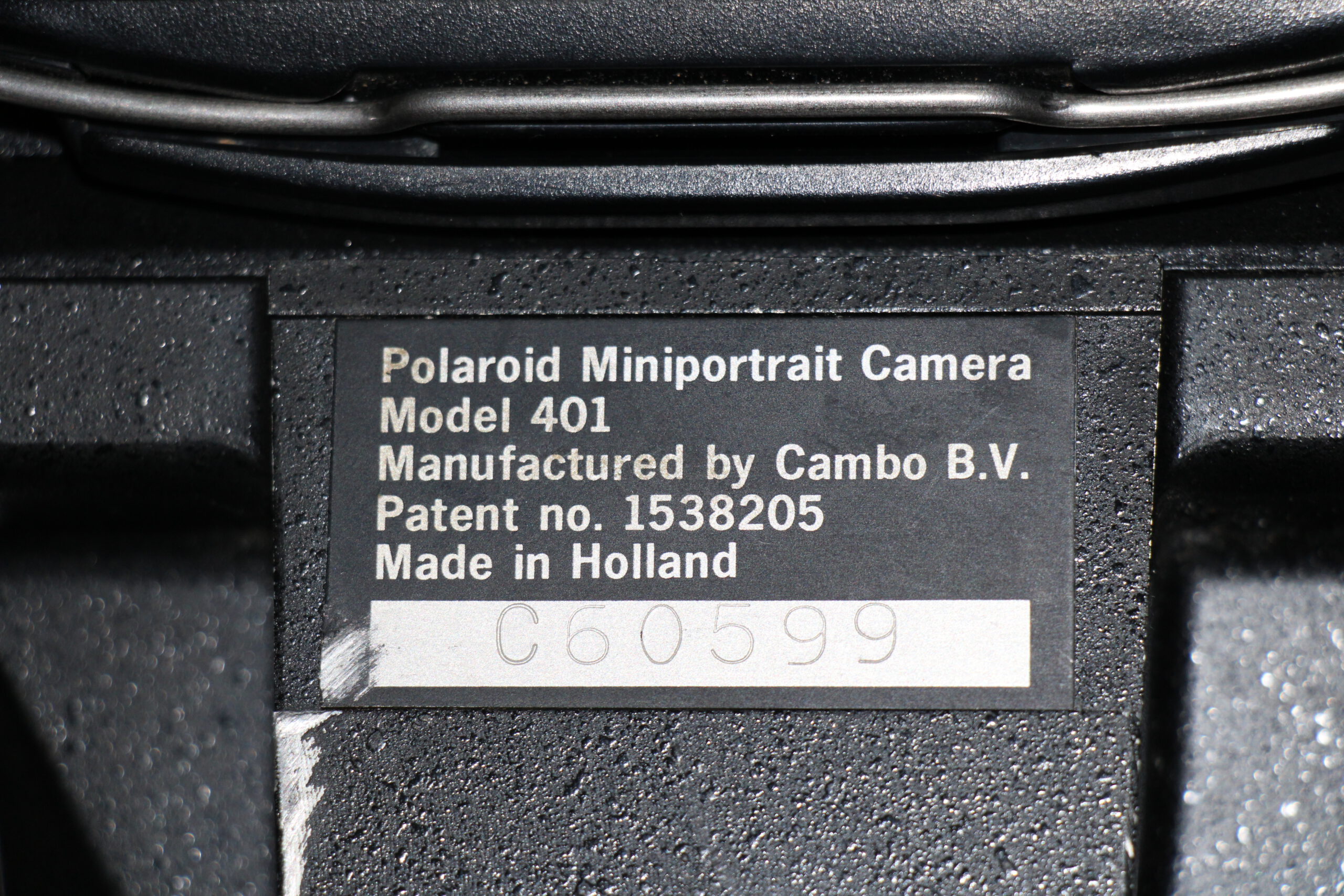 Cambo Polaroid Miniportrait Model 401 - ca 1972 - Afbeelding 5